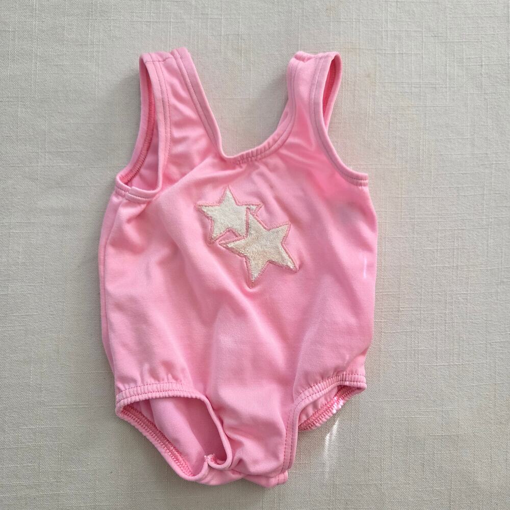 Vintage Star Pink Swimsuit 3-6 months